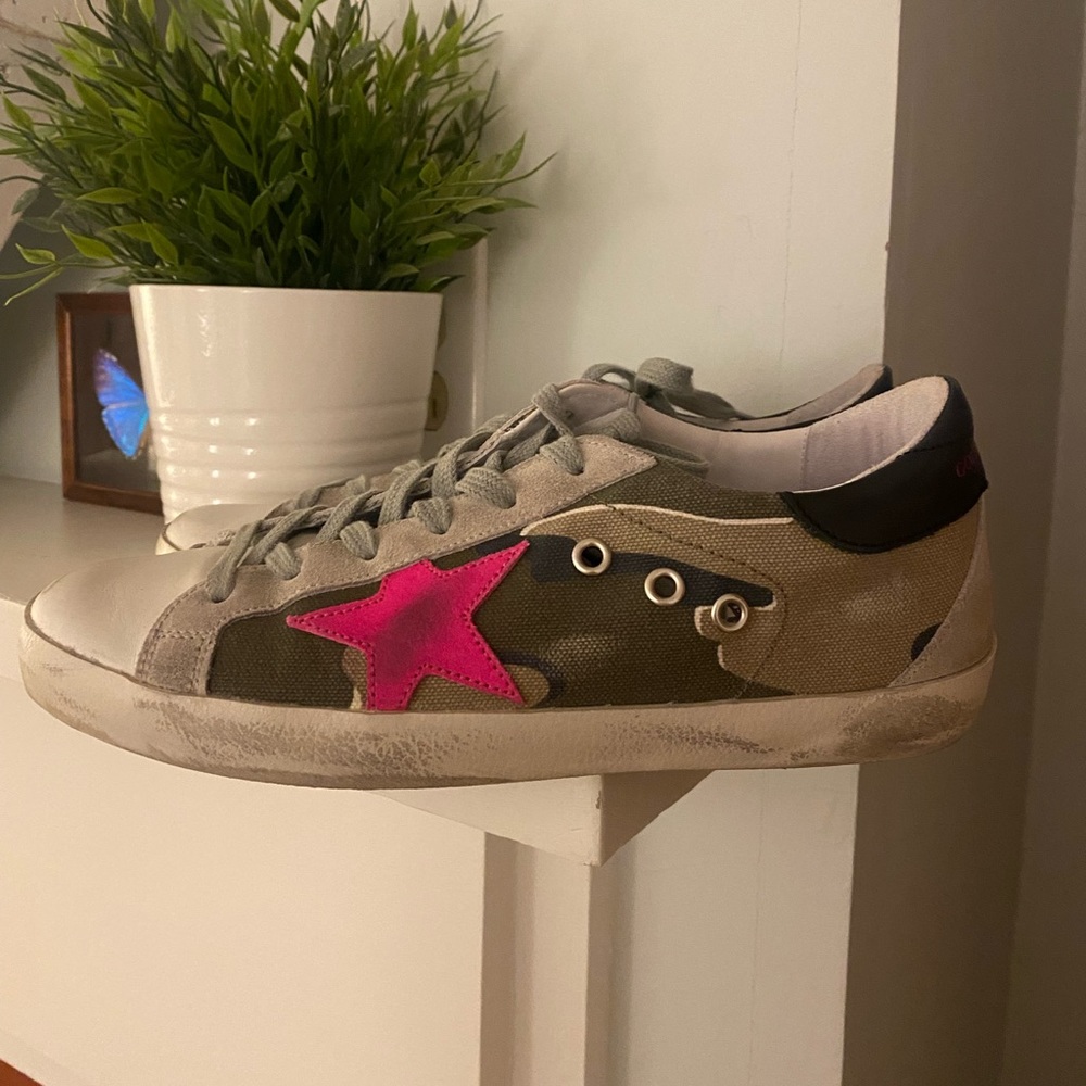 Golden Goose Camo Superstars